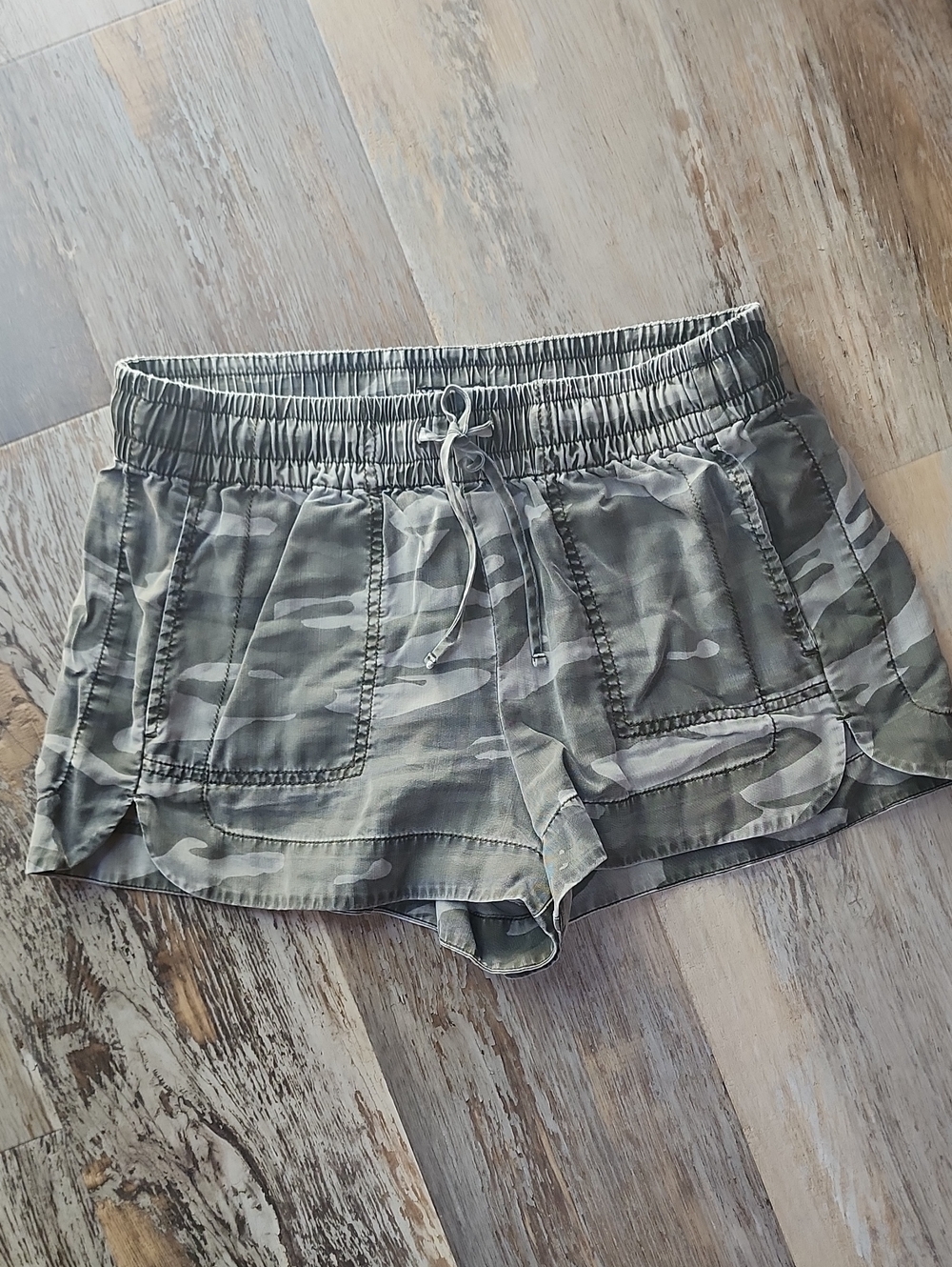 Express Camo Drawstring Shorts